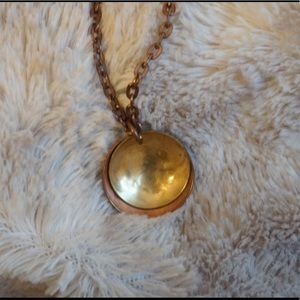 Antique looking two toned necklace